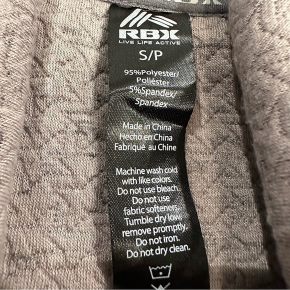 RBX Women’s Turtleneck Textured Pullover Sweatshirt Lavender Size Small - Picture 5 of 9